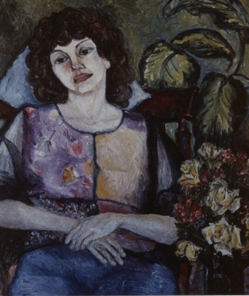 Portret of Anna Veksler, 60X50, oil on canvas, 1998