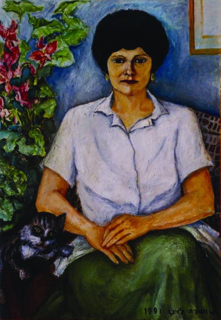 Portret of Elvira Graf, 78X68, oil on canvas, 1991