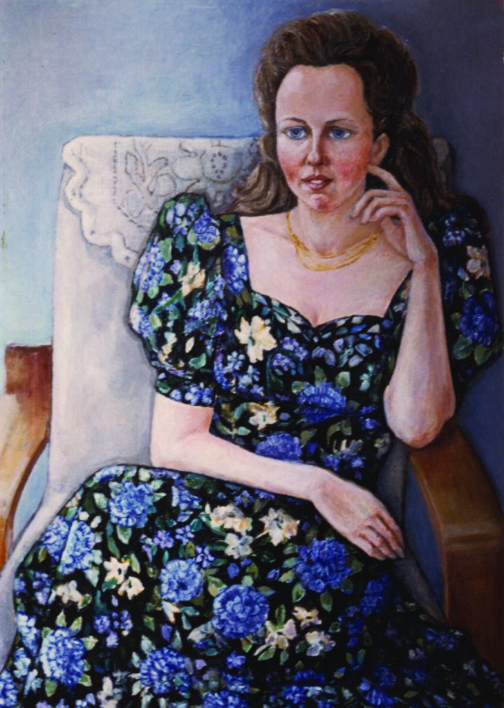 Portret of Ivon Milgrom, 78X58, oil on canvas, 1998