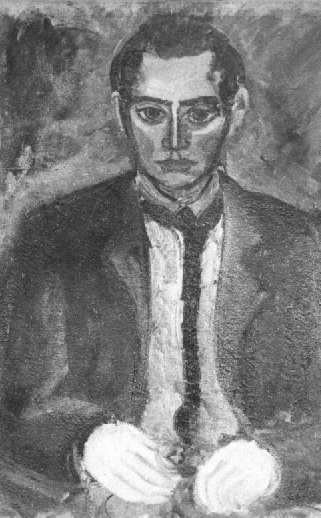Portret of Leva, 60X40, oil on canvas, 1968