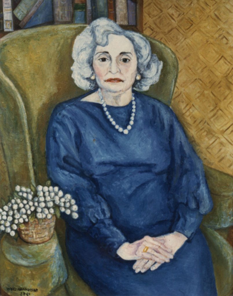 Portret of Missis Monitzm, 60X50, oil on canvas, 1991