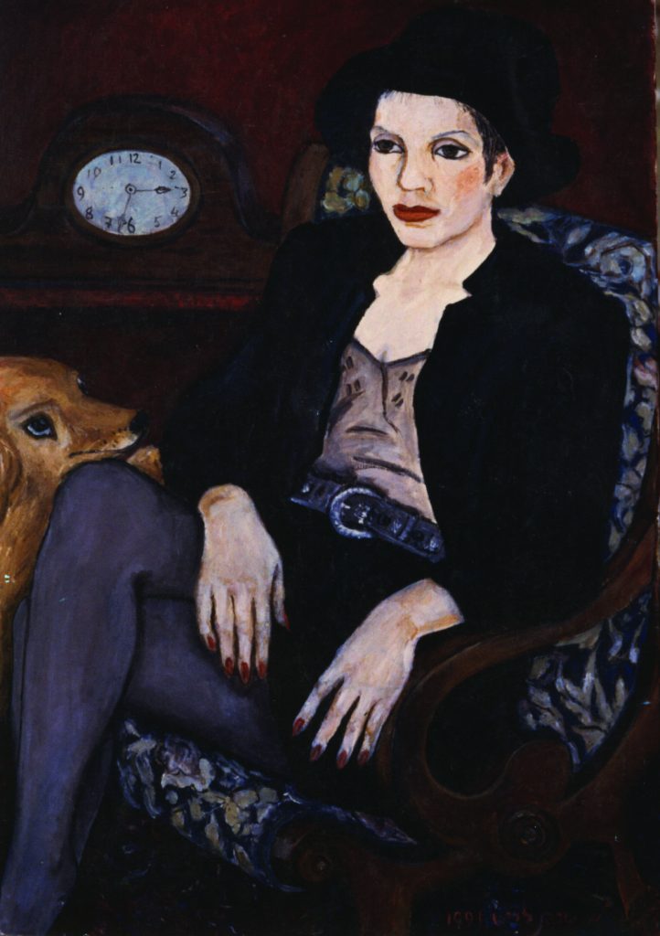 Portret of Tami Shoham, 60X50, oil on canvas, 1991