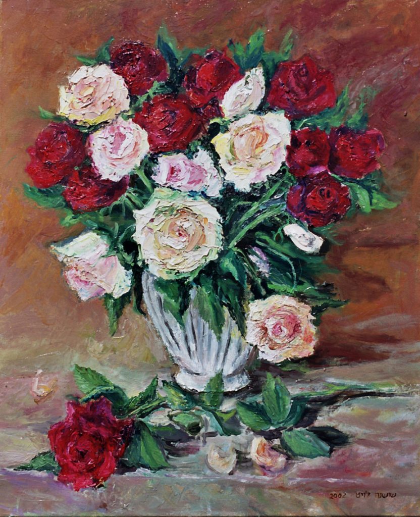 Red roses, 60X50, oil on canvas, 2002
