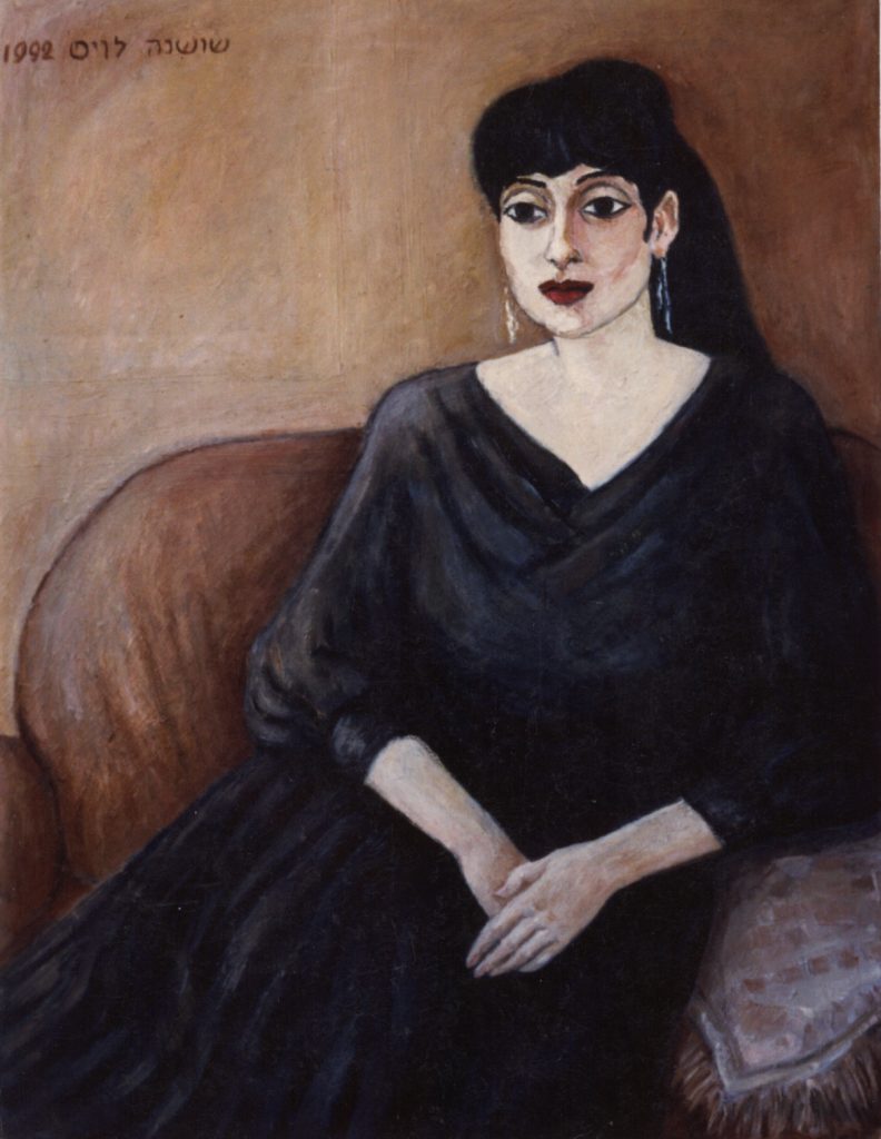 Women in black, 80X56, oil on canvas, 1992