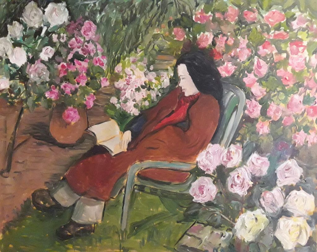 Gallil, Miri in Sarona, 40X50, oil on canvas, 2008