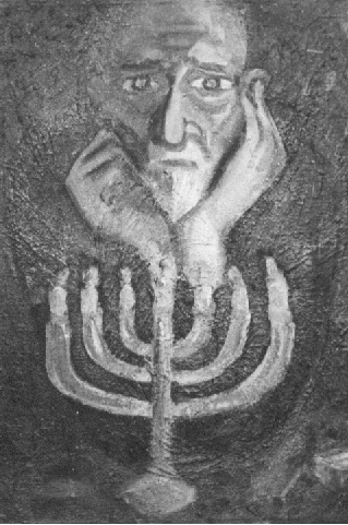 Portret of grandfather Max, 60X40, oil on canvas