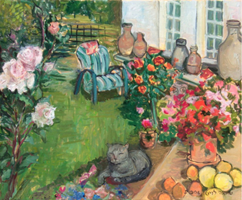 Sarona farm, Zinder's House 40X50, oil on canvas, 2006